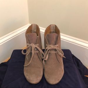 Dolce Vita Suede Lace-Up Booties